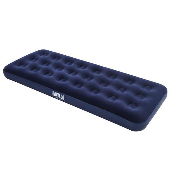 Colchão Inflável Bestway 67000 Solteiro Aveludado Menor preço em Colchão Inflável Bestway 67000 Solteiro Aveludado