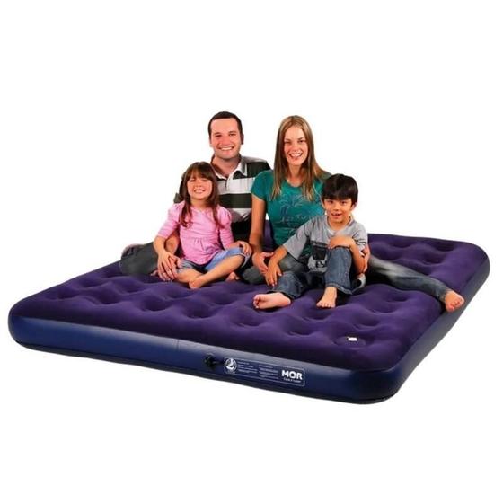 Imagem de Colchão Inflável Casal 191X22X137Cm Camping Elevado Cama