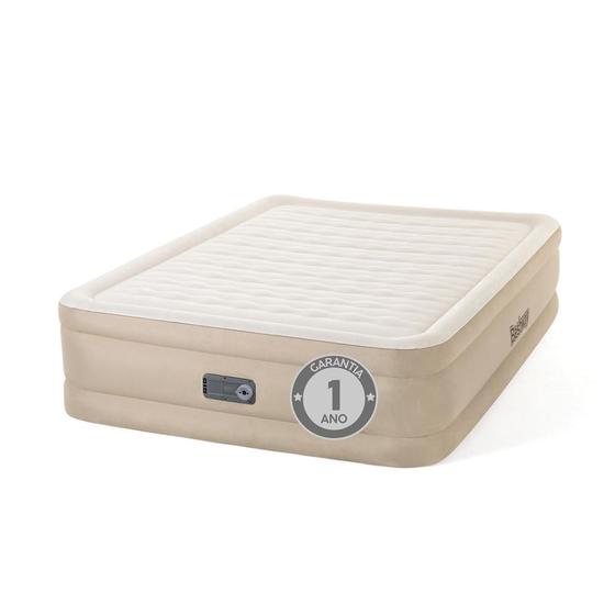Colchao Inflavel Casal Queen Fortech Com Bomba Embutida 110V ou 220V Bolsa Bestway Menor preço em Colchao Inflavel Casal Queen Fortech Com Bomba Embutida 110V ou 220V Bolsa Bestway
