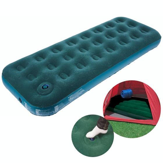 Colchão Inflavel De Ar Solteiro Bomba Embutido De Pé Inflar - Kala ...