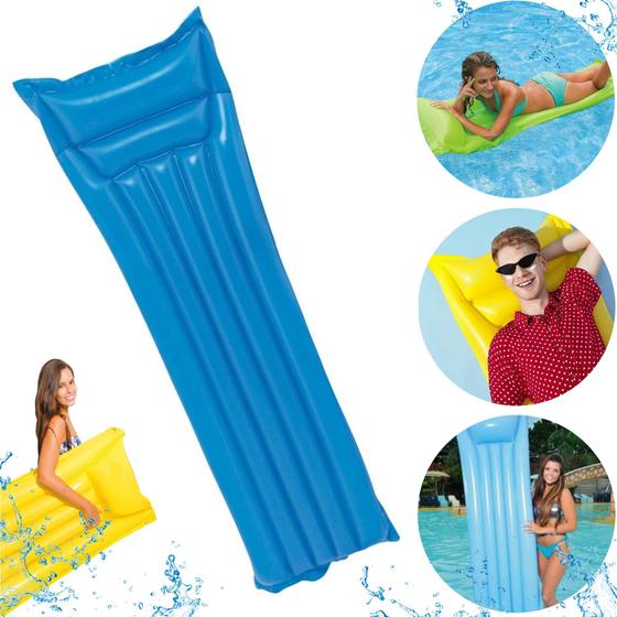 Imagem de Colchão Inflável Grande Praia Piscina Summer 189x69cm - Mor