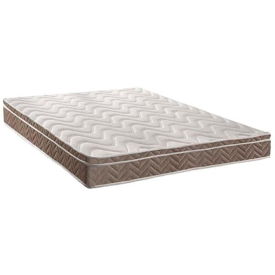 Imagem de Colchão King D33 / EP / Anatômico Confort Ultra Firme Euro Pillow Brown (193x203x25) - Paropas