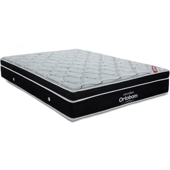 Imagem de Colchão King Molas Ensacadas SuperPocket Elegant OrtoPillow (193x203x28) - Ortobom