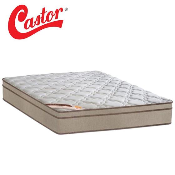 Imagem de Colchão King Size Mola Castor Revolution Tecnopedic One Face 1,93 X 2,03 X 0,30 (62386)