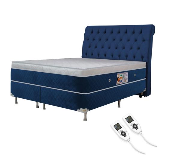 Colchão Magnético Queen Size Linha Premium Hr Soft Massageador 2 Controle Bio Quântico Menor preço em Colchão Magnético Queen Size Linha Premium Hr Soft Massageador 2 Controle Bio Quântico