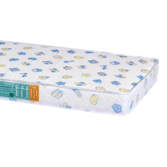 Imagem de Colchão Mini Cama Pro Confort Baby D18 Azul Liso 68x150x12 Hellen