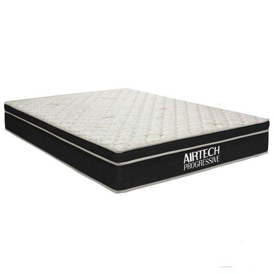 Colchão Ortobom Casal Airtech Progressive Nanolastic 138x188x29 Molas Bonel Menor preço em Colchão Ortobom Casal Airtech Progressive Nanolastic 138x188x29 Molas Bonel