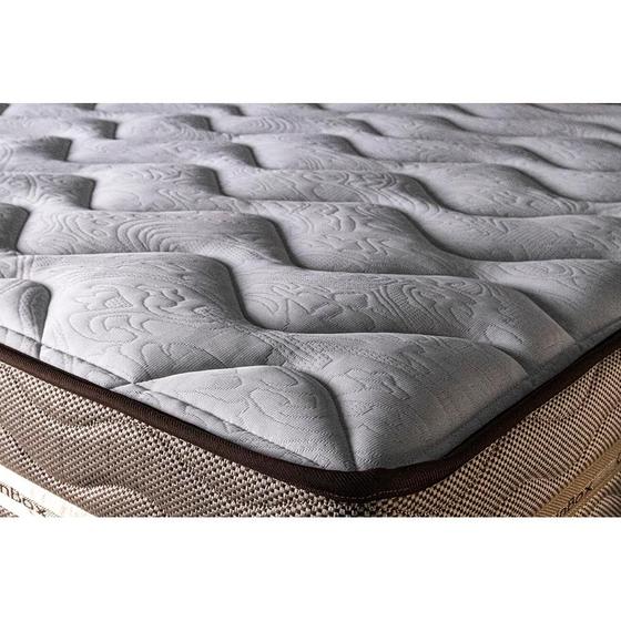 Imagem de Colchão Queen de Molas Ensacadas 158x198x22 Cama inBox Smart Gold Bege