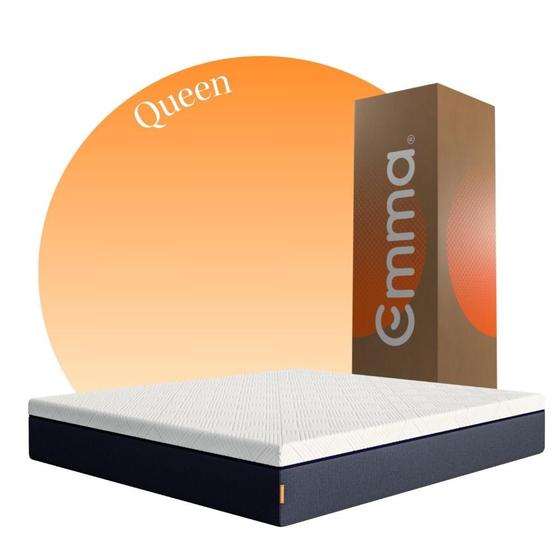 Colchão Queen Emma Premium Hybrid 158x198cm Menor preço em Colchão Queen Emma Premium Hybrid 158x198cm