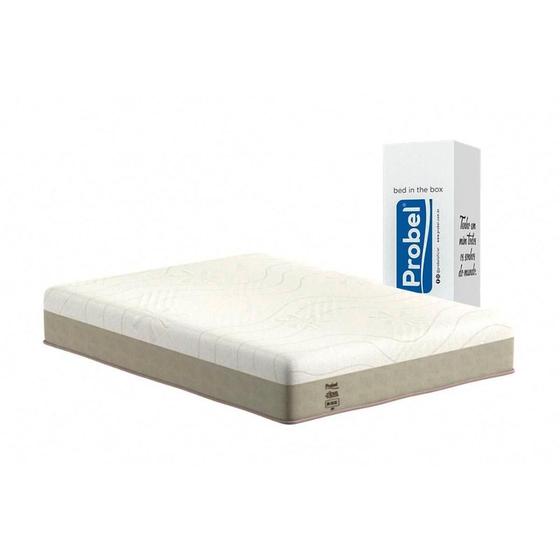 Imagem de Colchão Queen Espuma Visco Gel a Vácuo de Ultra Night and Day Clean Bed In Box (158x198x25) - Probel