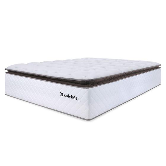 Imagem de Colchão Queen Molas Ensacadas Alto 158x198cm Premium Sleep BF Colchões