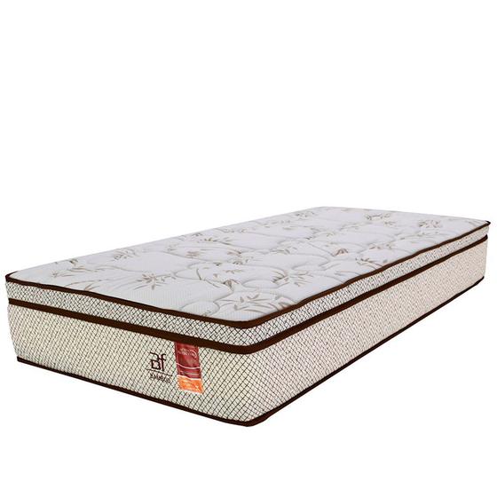Colchão Solteirão Molas Ensacadas Bamboo BF Colchões 97x203x21cm Menor preço em Colchão Solteirão Molas Ensacadas Bamboo BF Colchões 97x203x21cm