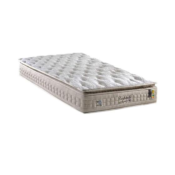Imagem de Colchão Solteirão Molas Plus Size Visco Gel Ensacadas MasterPocket Comfortable Pillow Top (96x203x36) - Anjos