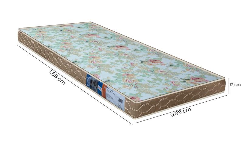 Imagem de Colchão Solteiro 100% Espuma 188 X 88  -D23 -Maçio - Confortavel