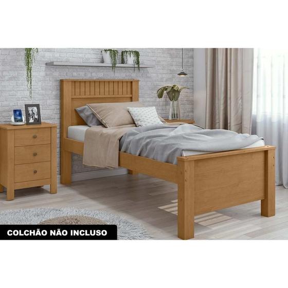 Imagem de Colchão Solteiro Athenas Rovere/Amêndoa