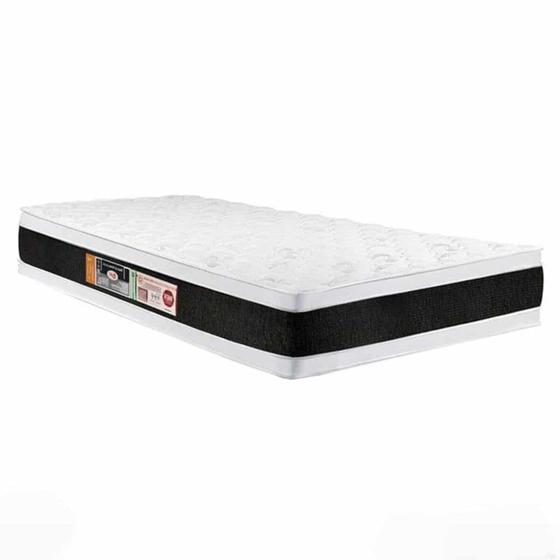 Colchão Solteiro Castor Black e White Air Double Face D45 88x188x27 Menor preço em Colchão Solteiro Castor Black e White Air Double Face D45 88x188x27