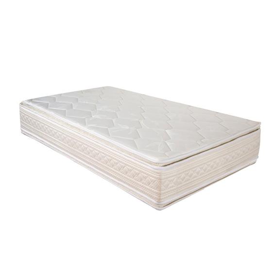 Imagem de Colchão Solteiro de Espuma Orthocrin Royal Saúde Plus Pillowtop D33 - 88x188x28