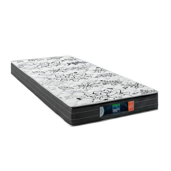 Colchão Solteiro de Espuma Semi Ortopédico Extra Firme Resistente Cinza 88x188x14cm Suporta 80kg Menor preço em Colchão Solteiro de Espuma Semi Ortopédico Extra Firme Resistente Cinza 88x188x14cm Suporta 80kg