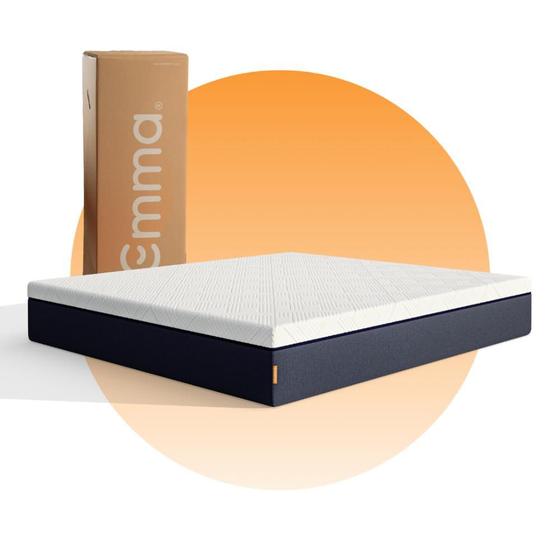 Colchão Solteiro Emma Premium Hybrid Molas Ensacadas AirFlex e 10 anos de garantia - 88X188cm Menor preço em Colchão Solteiro Emma Premium Hybrid Molas Ensacadas AirFlex e 10 anos de garantia - 88X188cm