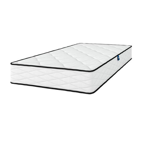 Imagem de Colchão Solteiro Espuma D33 Firme 88x188x18 Branco E Preto Dupla Face Thais Umaflex