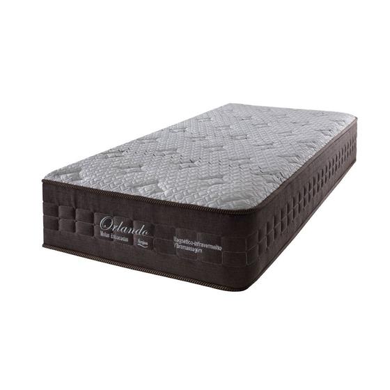 Colchão Solteiro King Memphis Magnético Infravermelho Massageador Molas Ensacadas 96x203x30cm Menor preço em Colchão Solteiro King Memphis Magnético Infravermelho Massageador Molas Ensacadas 96x203x30cm