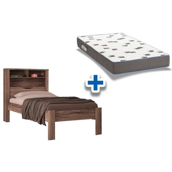 Imagem de Colchão Solteiro Light D33 Ortobom + Cama Invicta Demolição