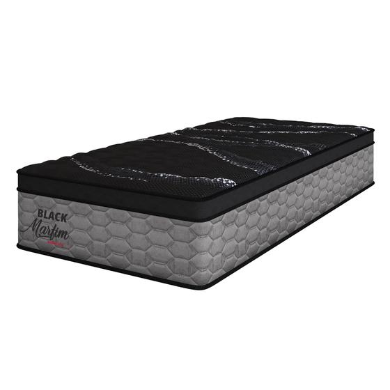 Imagem de Colchão Solteiro Marfim Black 88x188x31 Com Pillow Espuma D28 Alto Toraflex 