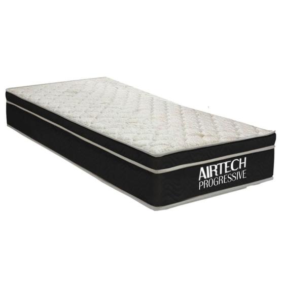 Imagem de Colchão Solteiro Molas Bonnel Nanolastic Fort Airtech Progressive Ortopillow (88x188x29) - Ortobom