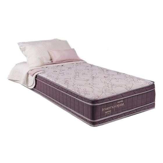 Imagem de Colchão Solteiro Molas Ensacadas  MasterPocket Inverno Verão Double Face Euro Pillow (88x188x32) - Kappesberg
