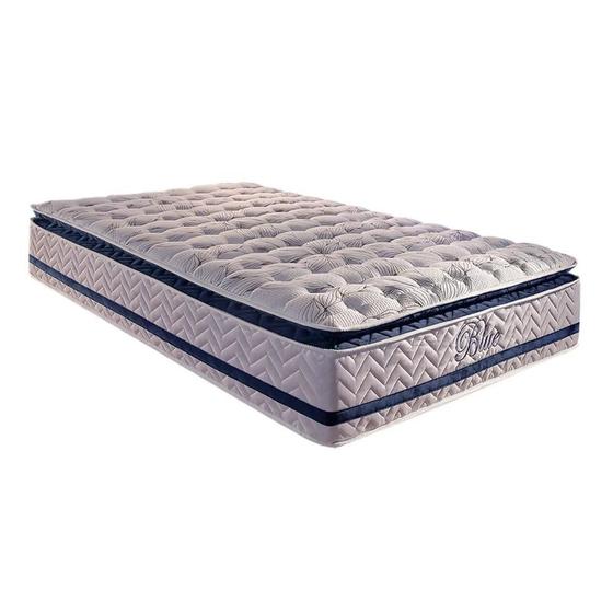 Imagem de Colchão Solteiro Molas MasterPocket Ensacadas Visco Gel    Blue Pillow Top (88x188x32) - Paropas