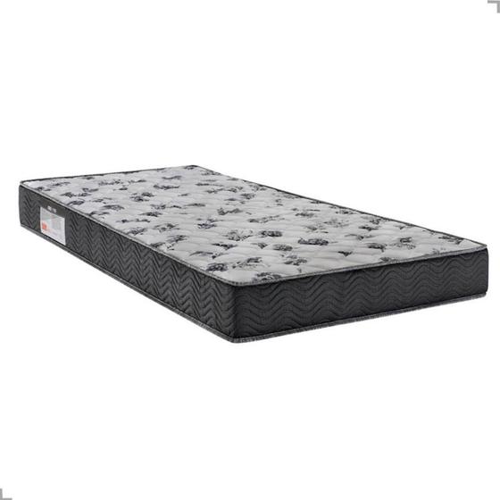 Imagem de Colchão Solteiro Ortobom Iso 100 88x188x18cm Espuma D33 Ortopillow Antialérgico Antiácaro Tecido Viscopoli