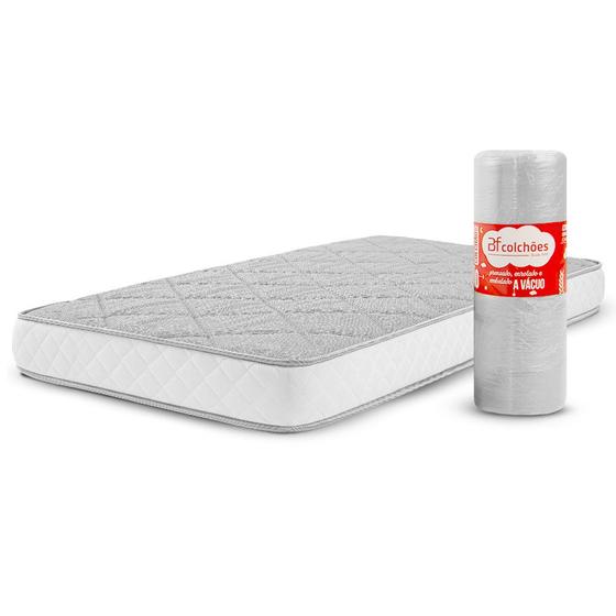 Colchão Solteiro Ortopédico de Espuma D33 a Vácuo 88x188cm BF Colchões Menor preço em Colchão Solteiro Ortopédico de Espuma D33 a Vácuo 88x188cm BF Colchões