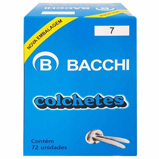 Imagem de Colchete Nº7 Bacchi 72 Unidades