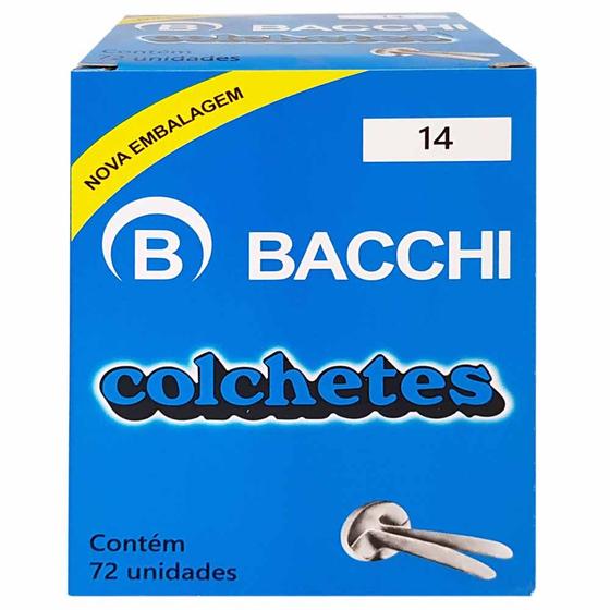 Imagem de Colchetes nº13 Bacchi com 72 unidades