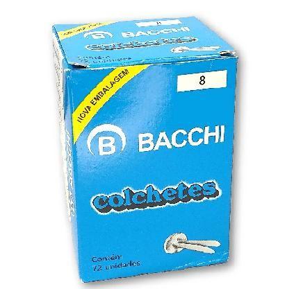Imagem de Colchetes nº8 Bacchi com 72 unidades