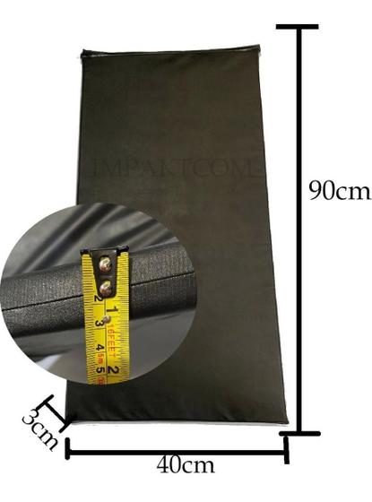 Colchonete 90 X 40 X 3 - Academia ( Preto) Preto Menor preço em Colchonete 90 X 40 X 3 - Academia ( Preto) Preto