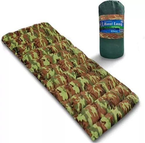 Colchonete Acampamento Camping Mont Long Solteiro Retiro 190x60x3cm Menor preço em Colchonete Acampamento Camping Mont Long Solteiro Retiro 190x60x3cm