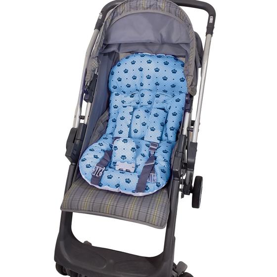 Imagem de Colchonete almofada para carrinho de bebê com protetor de cinto