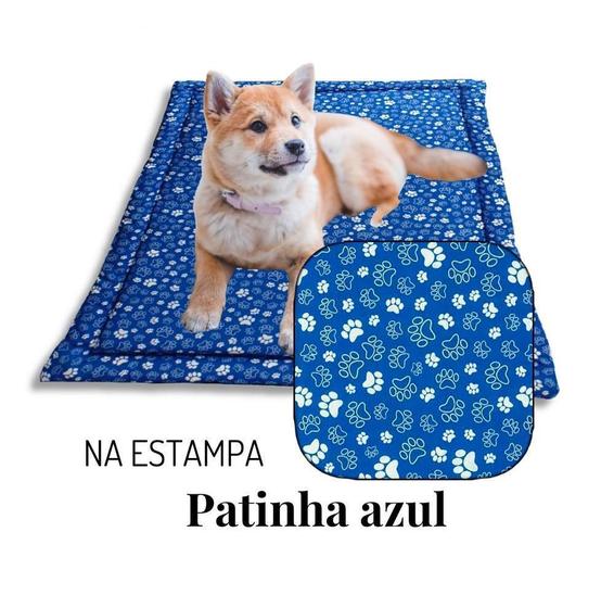 Imagem de Colchonete Cama Pet Médio 80X60 Impermeável - Patinha ul