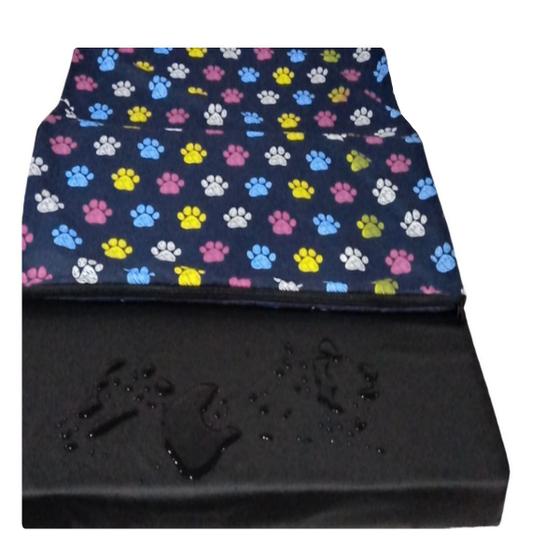 Imagem de colchonete colchão de cachorro grande impermeável GG 70cm X 1m +capa de tecido