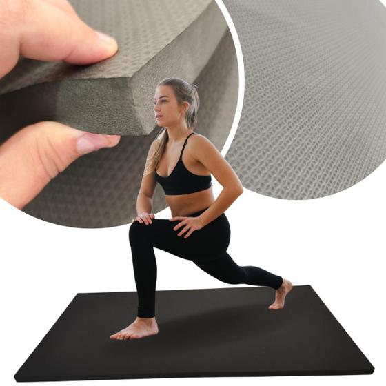 Imagem de Colchonete de EVA Grosso 20mm Para Academia Escola Cross Abdominal Funcional Yoga Pilates
