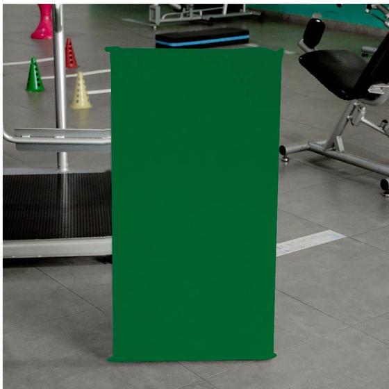 Imagem de Colchonete Ginastica Academia Creche Yoga Fitness 95X59X3 material sintético Verde - D A DECOR
