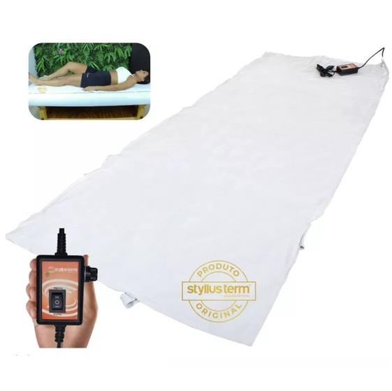 Colchonete Lençol Térmico Solteiro Para Mesa Maca Massagem 170x70cm Branco EASY 220v - Styllus Menor preço em Colchonete Lençol Térmico Solteiro Para Mesa Maca Massagem 170x70cm Branco EASY 220v - Styllus