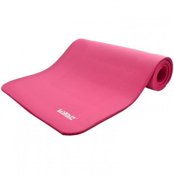 Imagem de Colchonete Mat Para Reabilitação e Exercícios 180x60x1,2cm Liveup Rosa