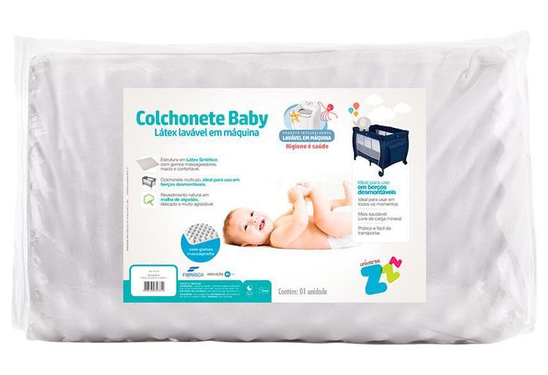 Colchonete Para Berço Desmontável 65x90 Lavável Fibrasca Menor preço em Colchonete Para Berço Desmontável 65x90 Lavável Fibrasca