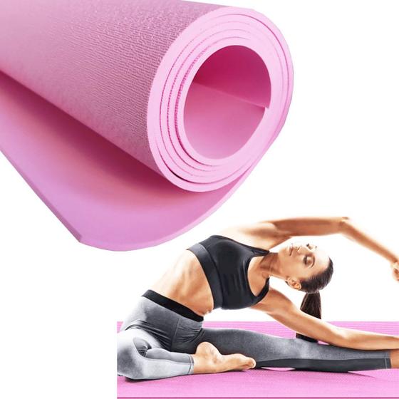 Tapete Yoga Ginástica Pilates Simples 5mm 170 Cm TACOSOLA