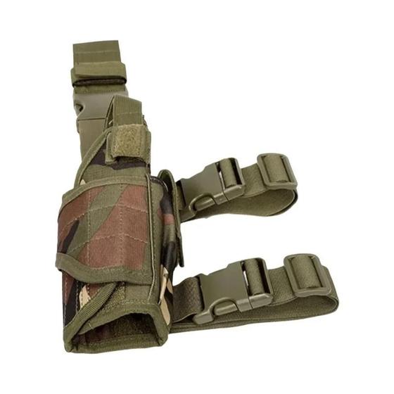Imagem de Coldre Tático Universal para Arma - Ambidestro (Direita e Esquerda) - Perna/Coxa - Caça e Militar