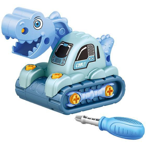 Imagem de Coleção Aprenda a Montar Dino Escavadeira Dm Toys 3+ DMT6326