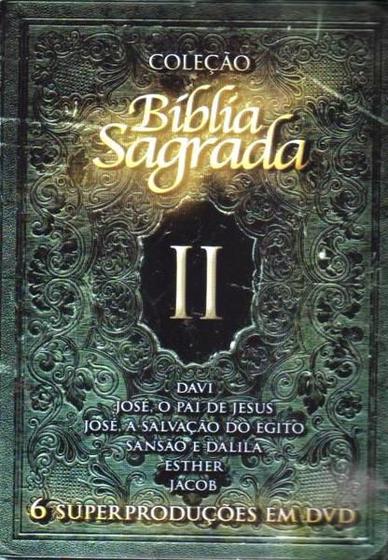 Imagem de Coleção Bíblia Sagrada II Lata com 6 Superproduções em DVD