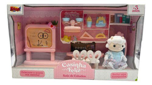 Imagem de Coleção Casinha Feliz Brinquedo Sala De Estudos Zoop Toys